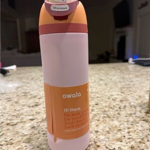 Owala Pink and Orange Tumbler 32oz